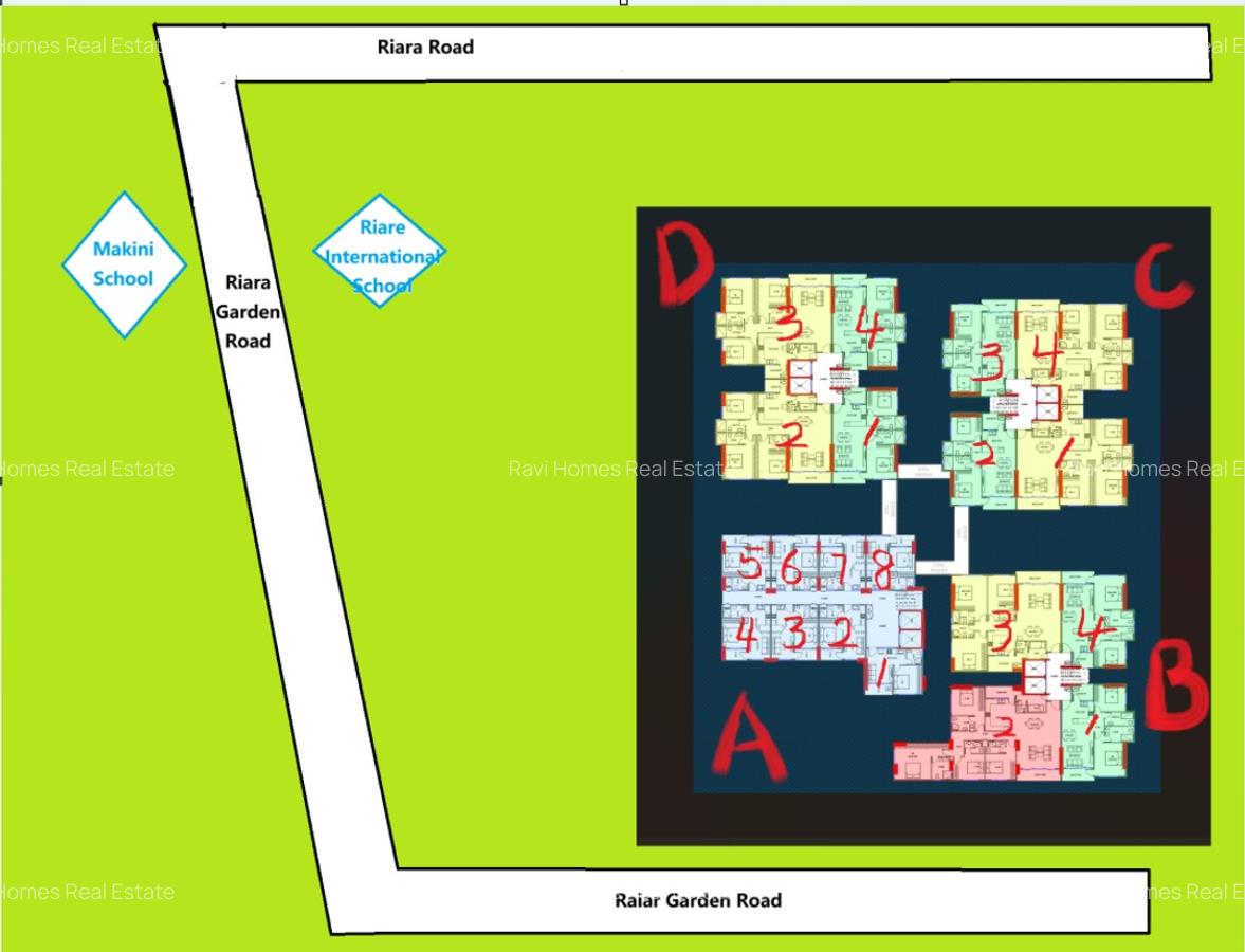 1 Bed Apartment with Swimming Pool at Riara Road - 1