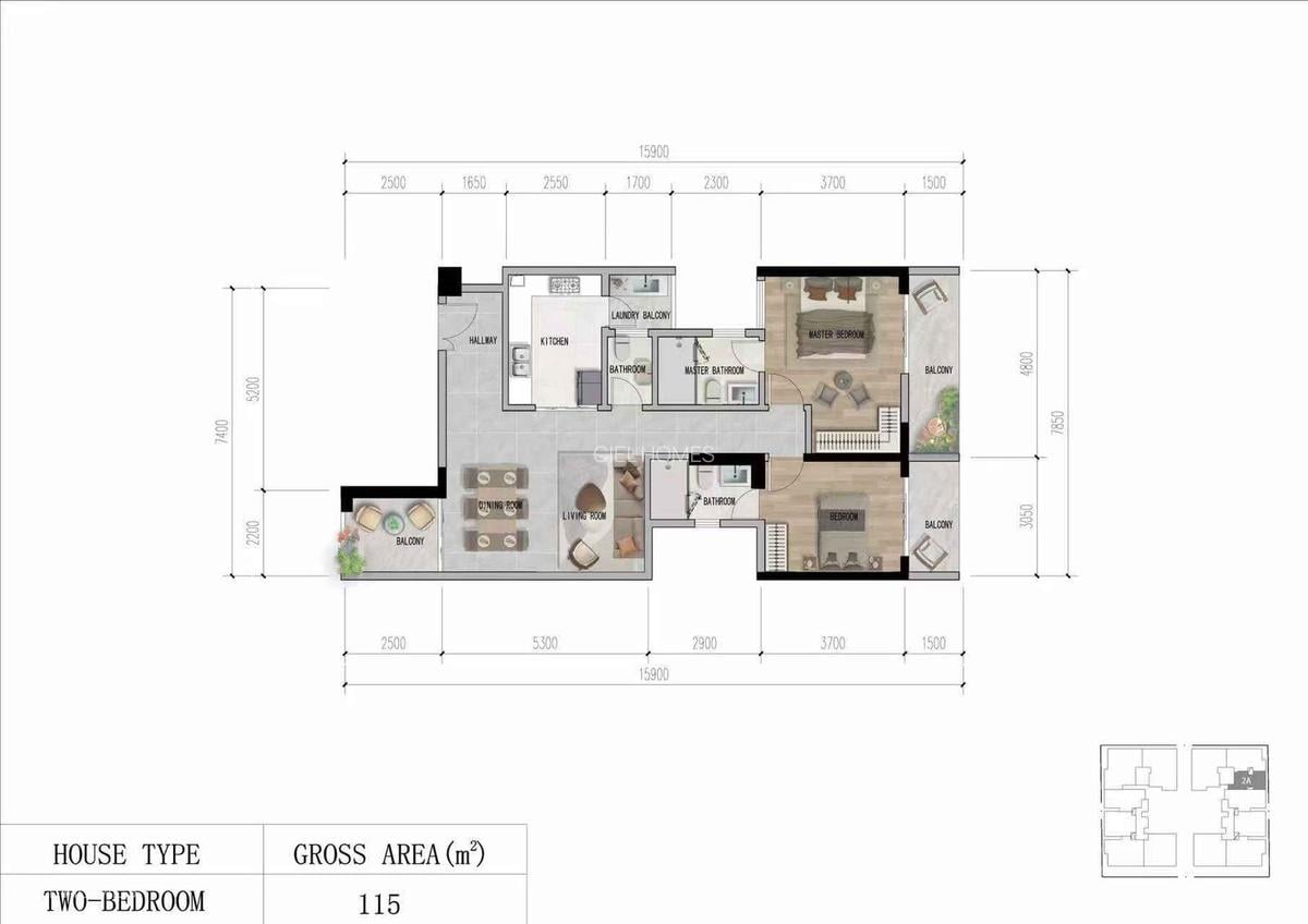 2 Bed Apartment with Swimming Pool at Kirungu Road - 14
