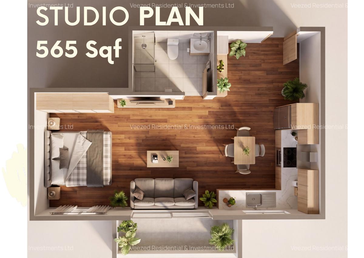 Studio Apartment with En Suite in Nyali Area - 15