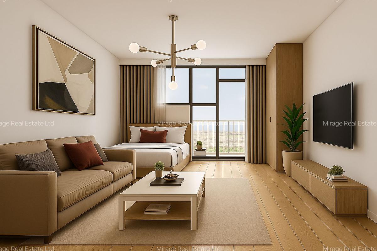 Studio Apartment with Swimming Pool in Kitisuru - 1