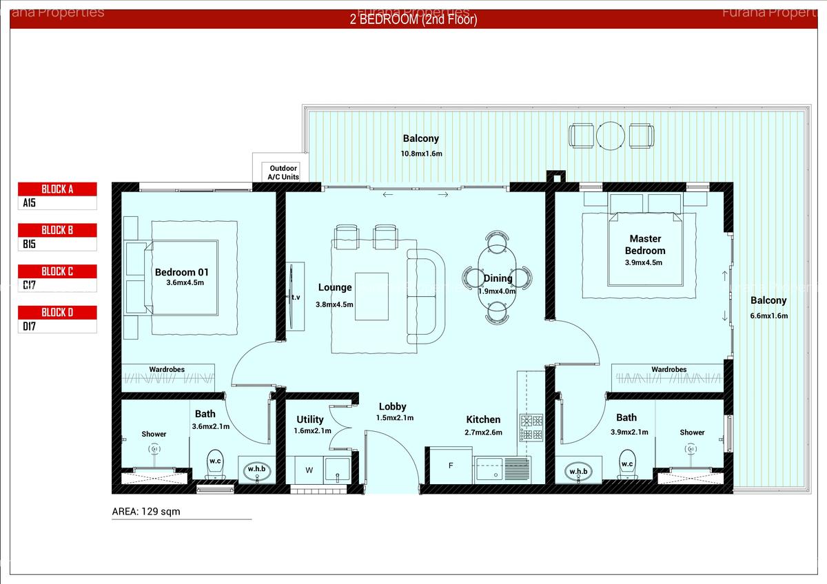 Serviced 1 Bed Apartment with Swimming Pool in Diani - 11