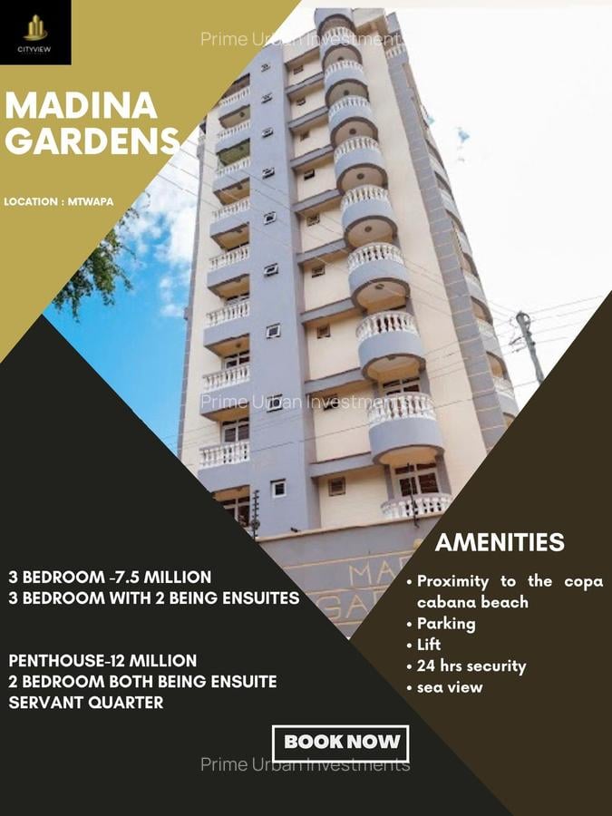 Serviced 3 Bed Apartment with En Suite in Mtwapa - 1