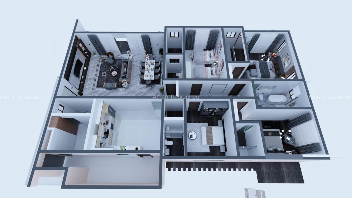 4 Bed Apartment with En Suite at Githunguri Road - 2