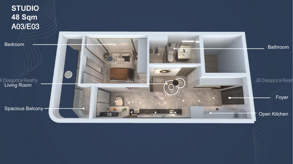1 Bed Apartment with Swimming Pool in Westlands Area - 3