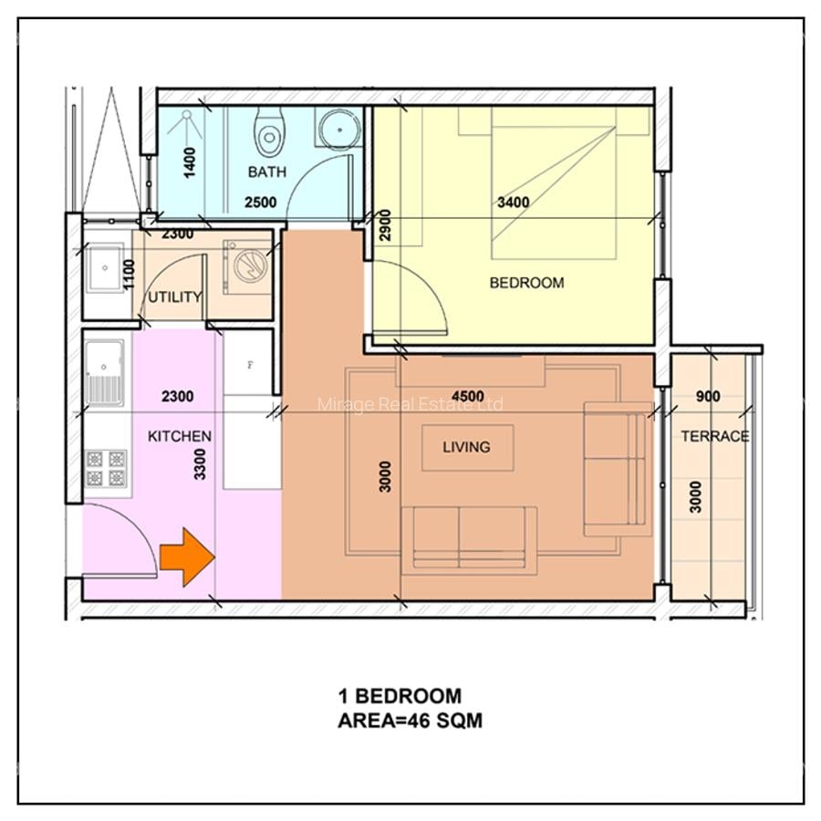 1 Bed Apartment with Swimming Pool in Kitisuru - 8
