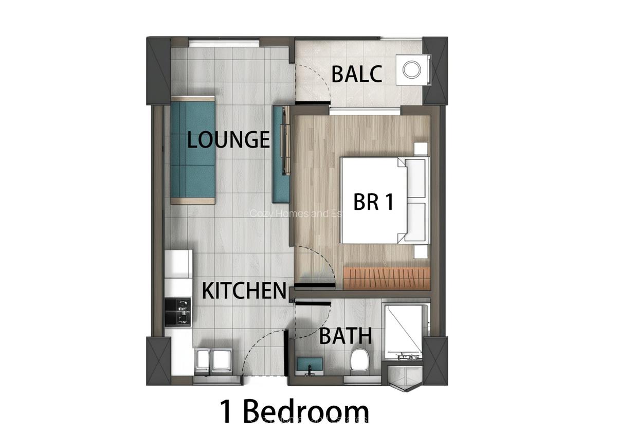 1 Bed Apartment with En Suite at Lavington - 5