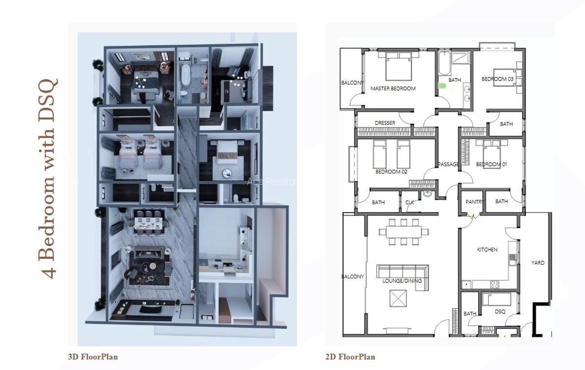 4 Bed Apartment with En Suite at Githunguri Road - 1