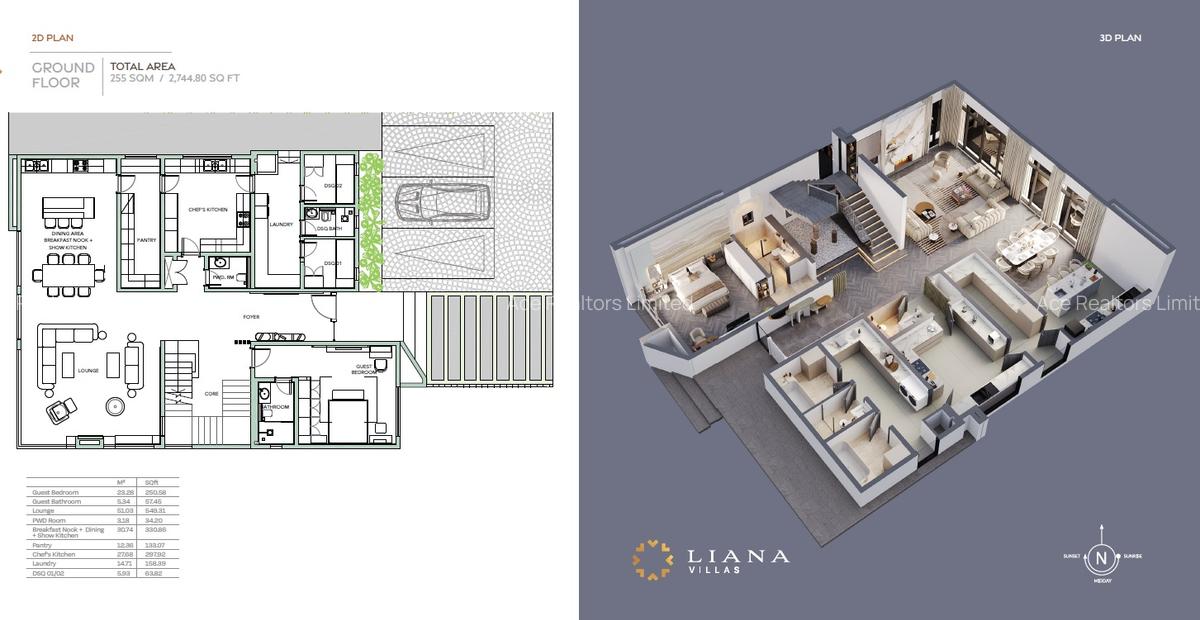 5 Bed Townhouse with En Suite at Peponi Raod - 2