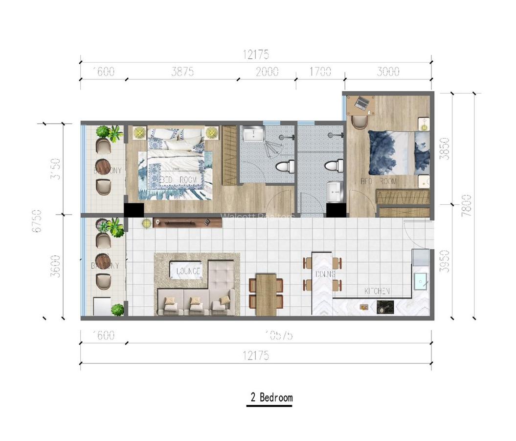 1 Bed Apartment with En Suite in Riverside - 6