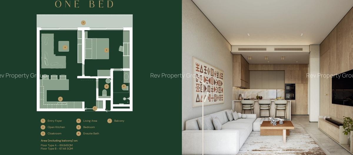 Serviced 1 Bed Apartment with En Suite in Gigiri - 14