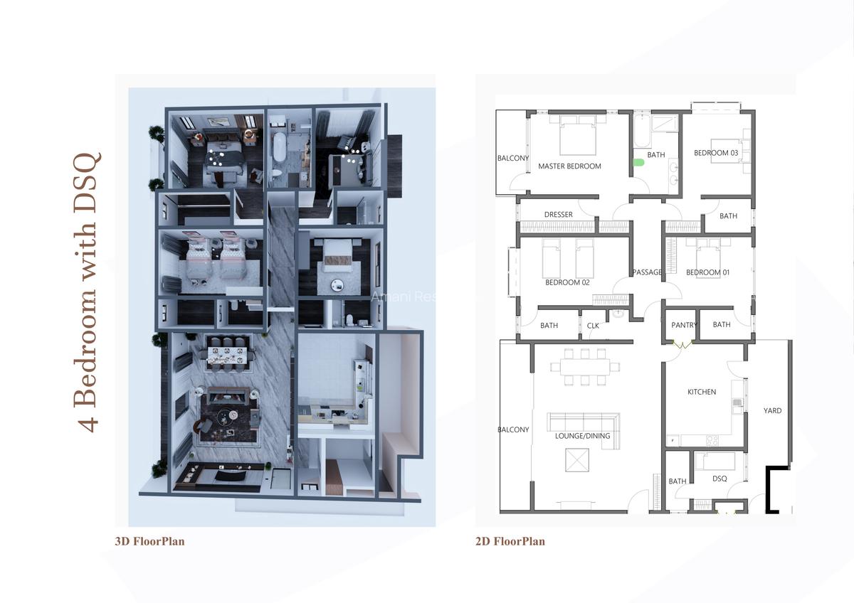 4 Bed Apartment with En Suite at Githunguri Road - 3