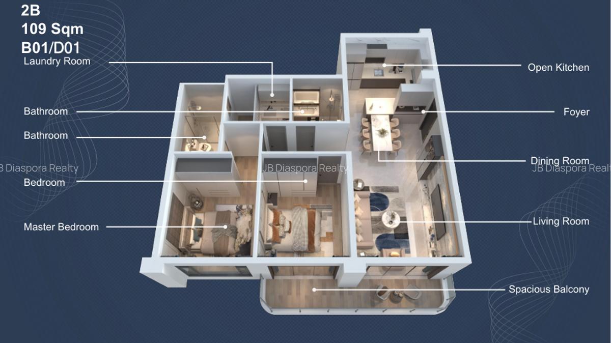1 Bed Apartment with Swimming Pool in Westlands Area - 6
