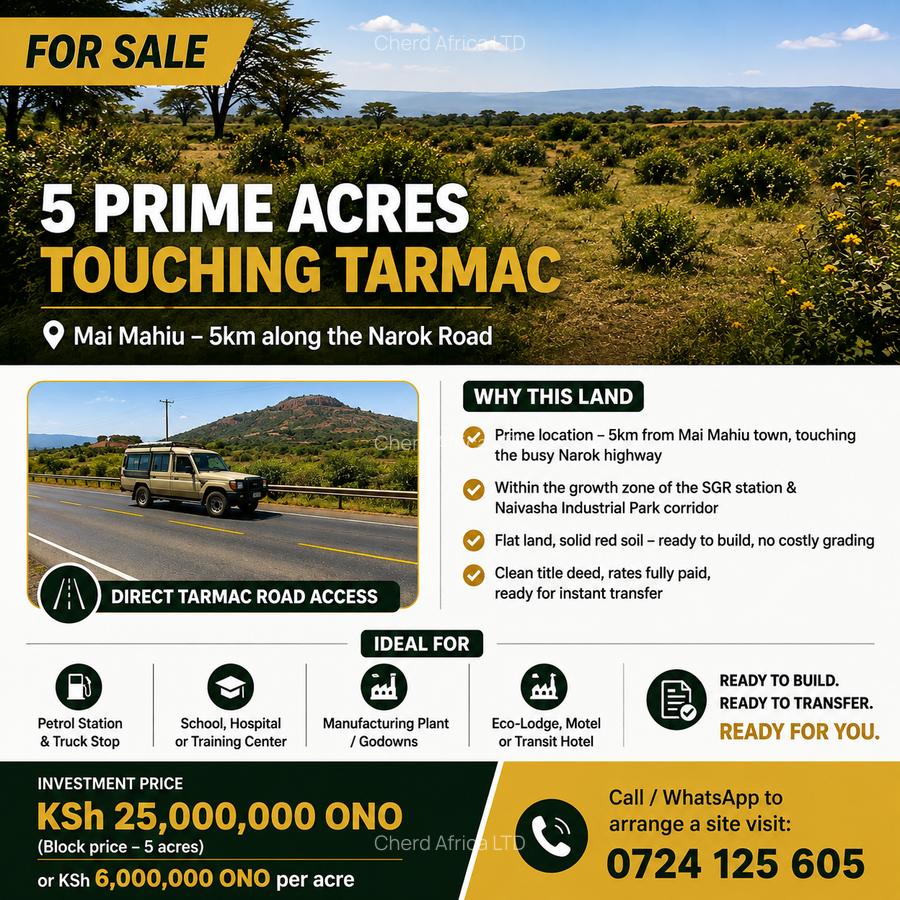 5 ac Land at Narok Road - 1
