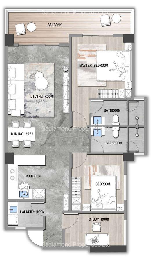 2 Bed Apartment with En Suite in Brookside - 8