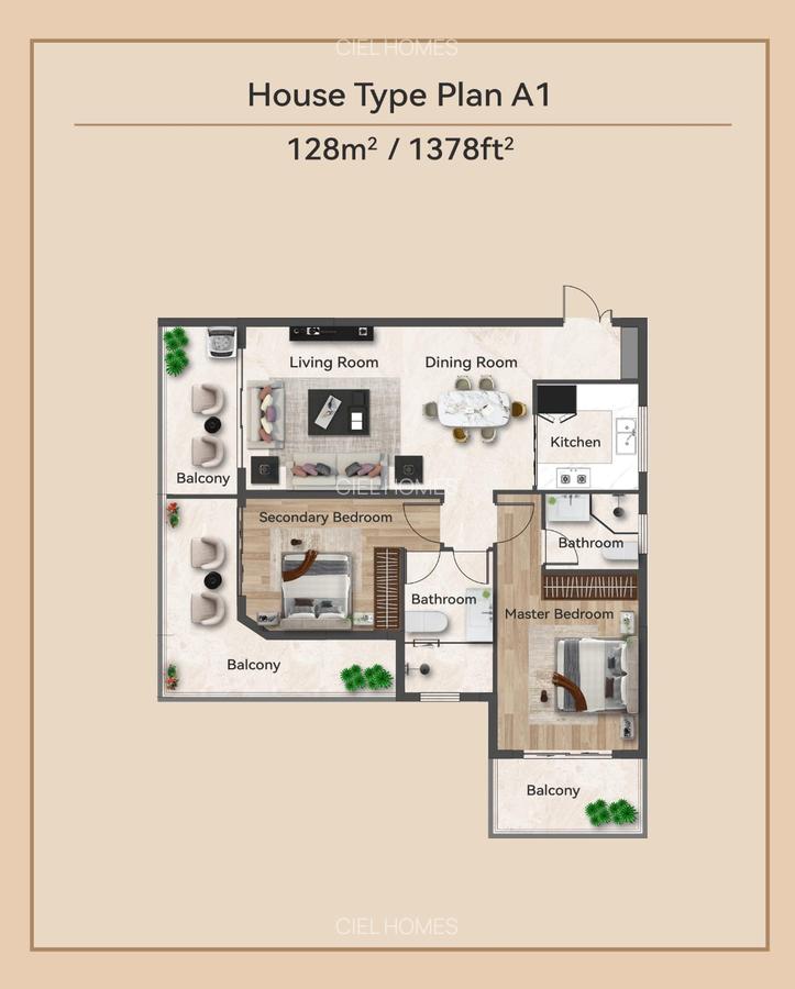 1 Bed Apartment with Swimming Pool at Vihiga Road - 2