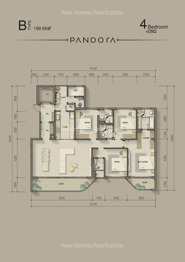 3 Bed Apartment with En Suite in Westlands Area - 11