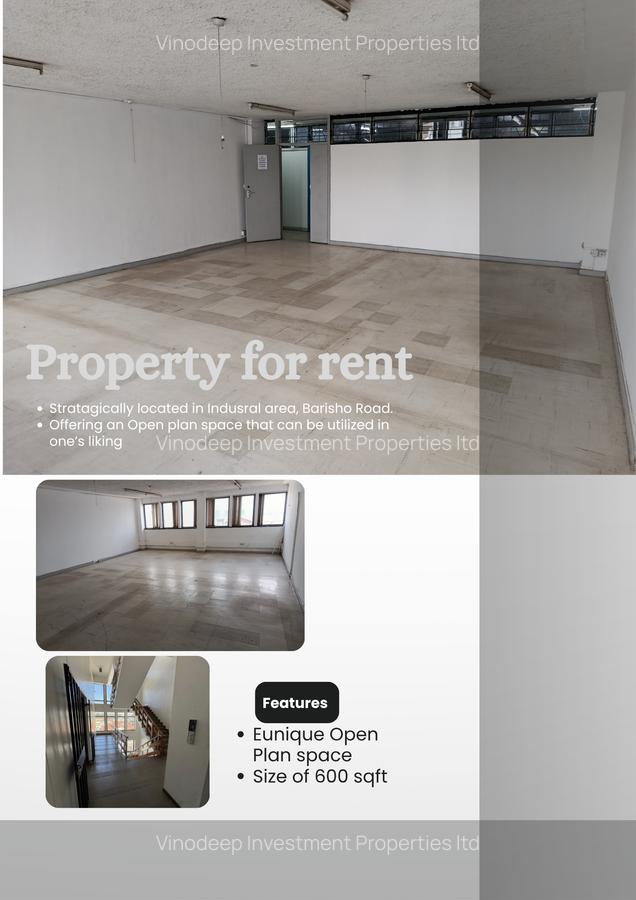 600 ft² Commercial Property with Service Charge Included at Baricho Road - 1