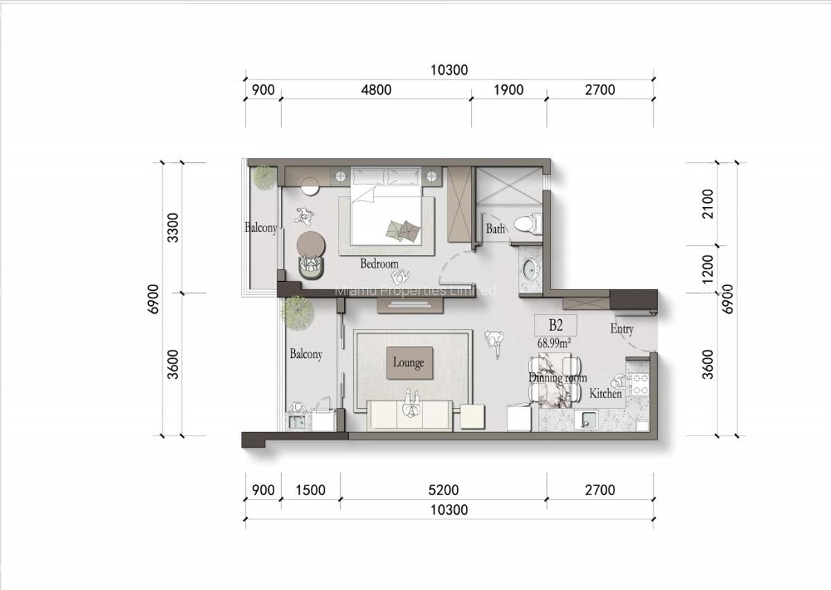1 Bed Apartment with En Suite at Muthithi Road - 4