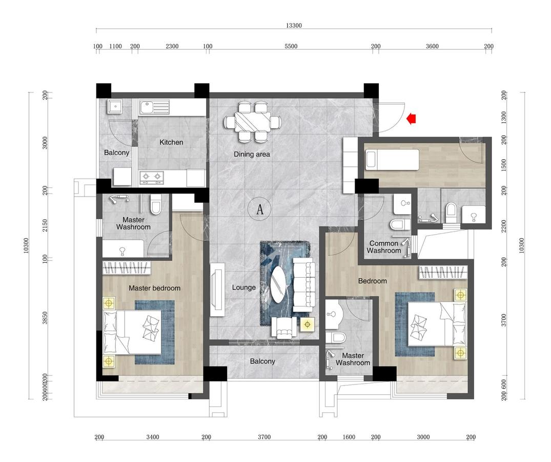 2 Bed Apartment with En Suite in Westlands Area - 8