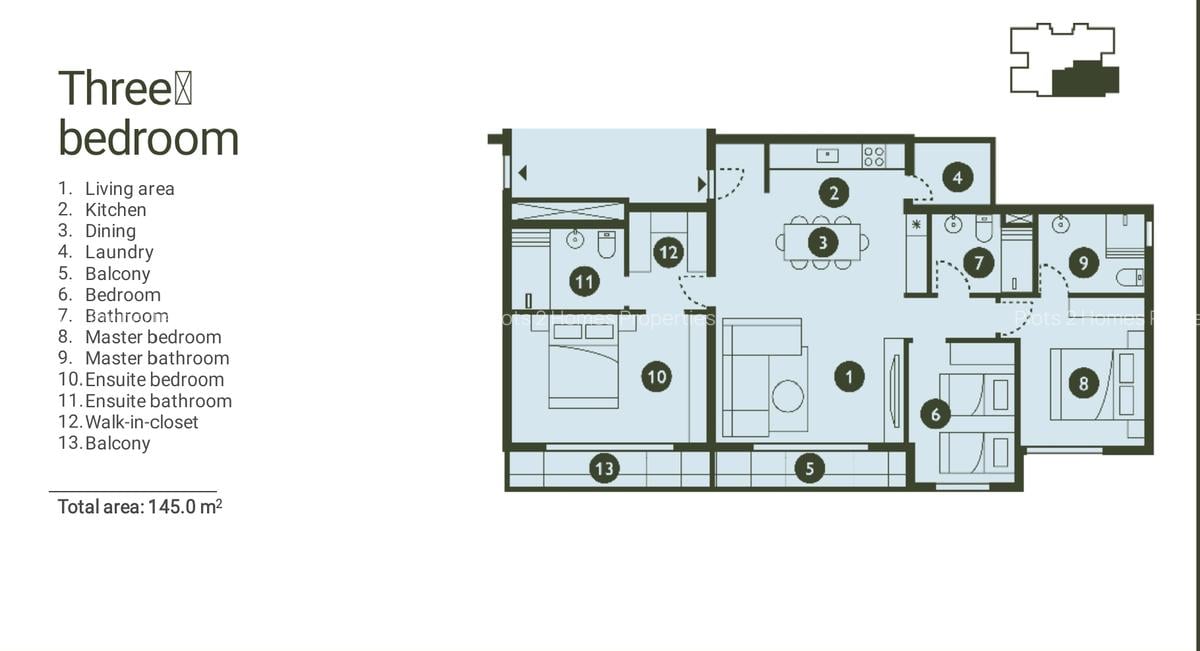 1 Bed Apartment with En Suite at Porini Point - 3