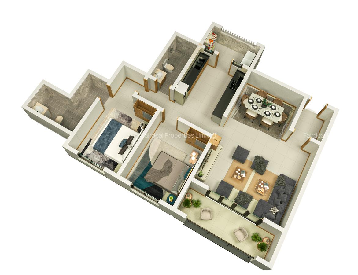 2 Bed Apartment with En Suite in Westlands Area - 4