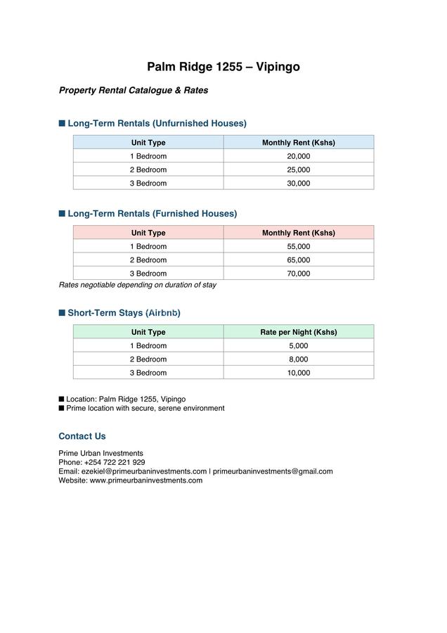 Serviced 1 Bed Apartment with En Suite in Vipingo - 15