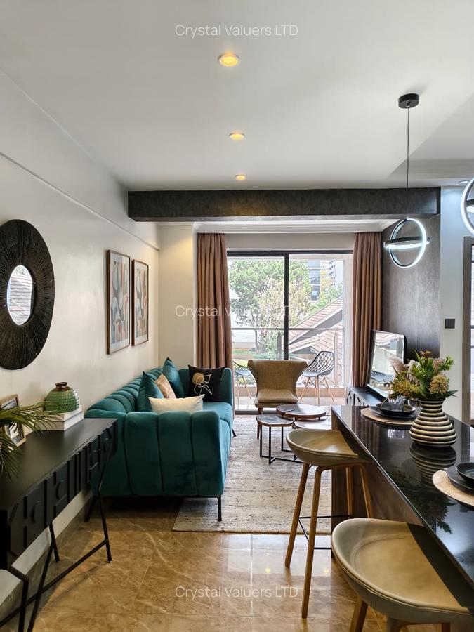 Furnished 1 Bed Apartment with En Suite in Kilimani - 5