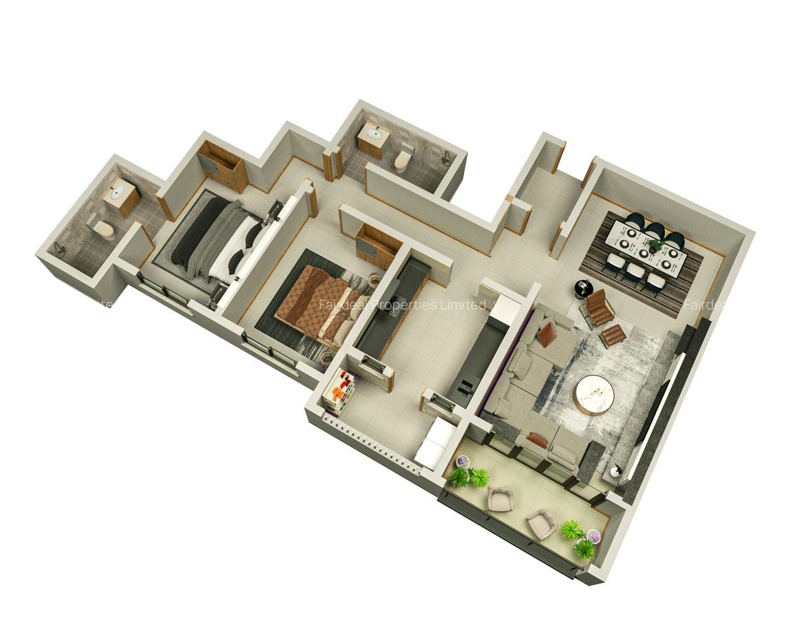 2 Bed Apartment with En Suite in Westlands Area - 5