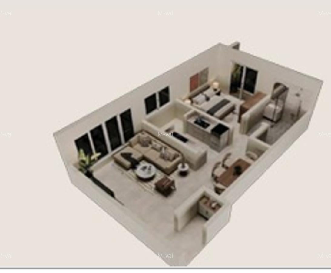 Serviced 1 Bed Apartment with Swimming Pool in Nyali Area - 1