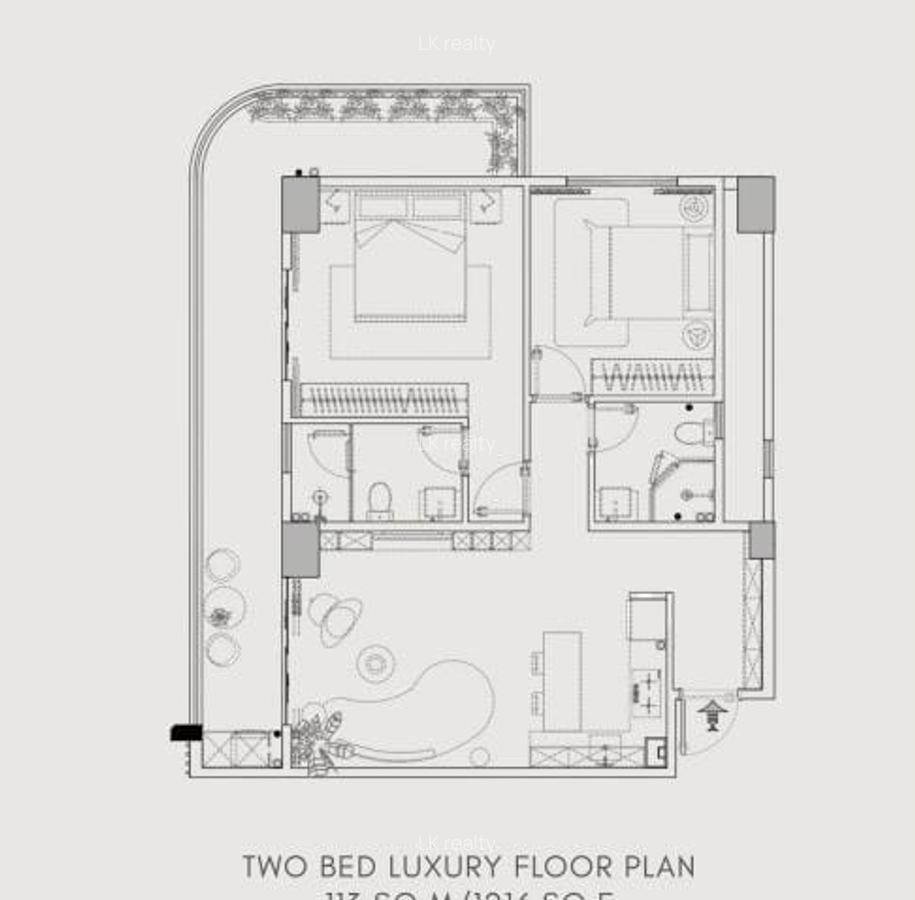 2 Bed Apartment with En Suite at Mogotio - 1
