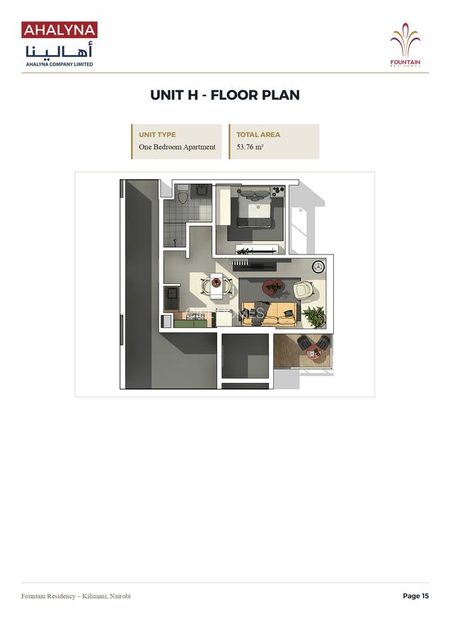 1 Bed Apartment with Swimming Pool at Kirichwa Road - 1