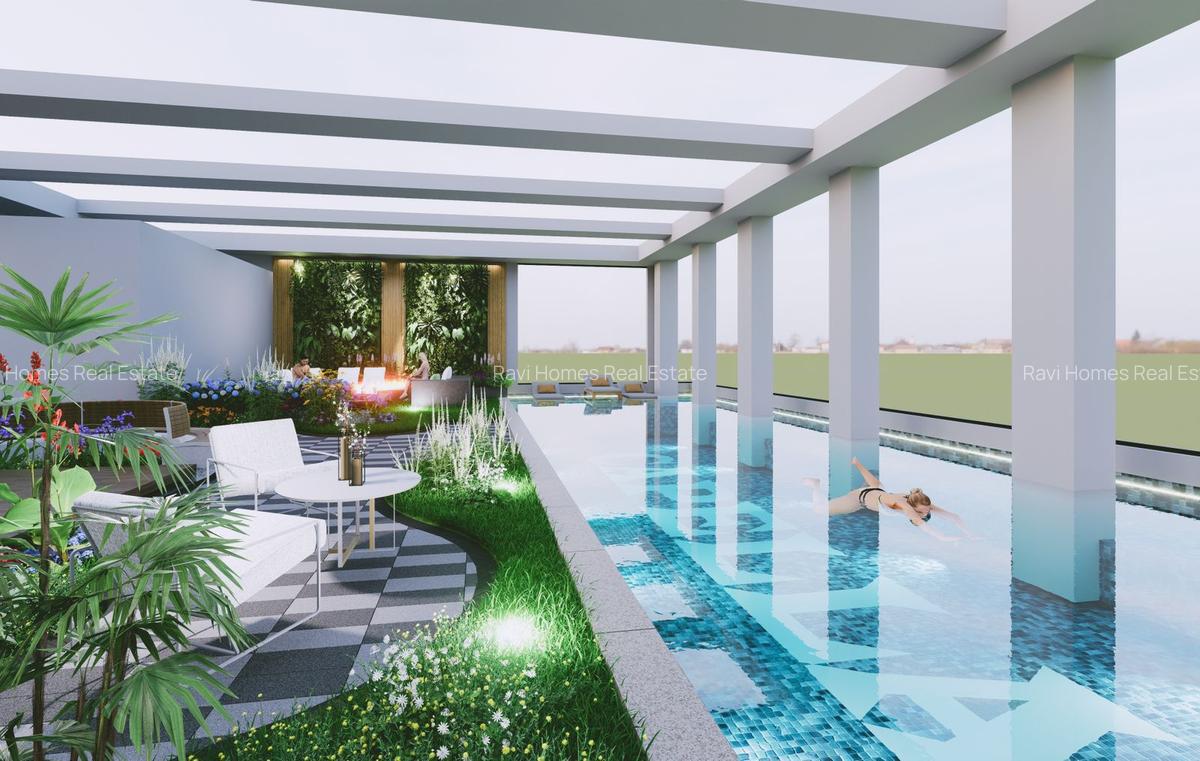 Studio Apartment with Swimming Pool at Muthithi Road - 16