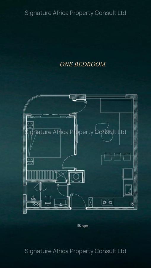 1 Bed Apartment with En Suite at Westlands Road - 1