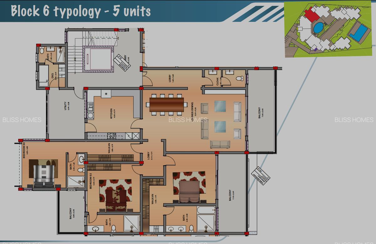 3 Bed Apartment with En Suite at Nyali - 19