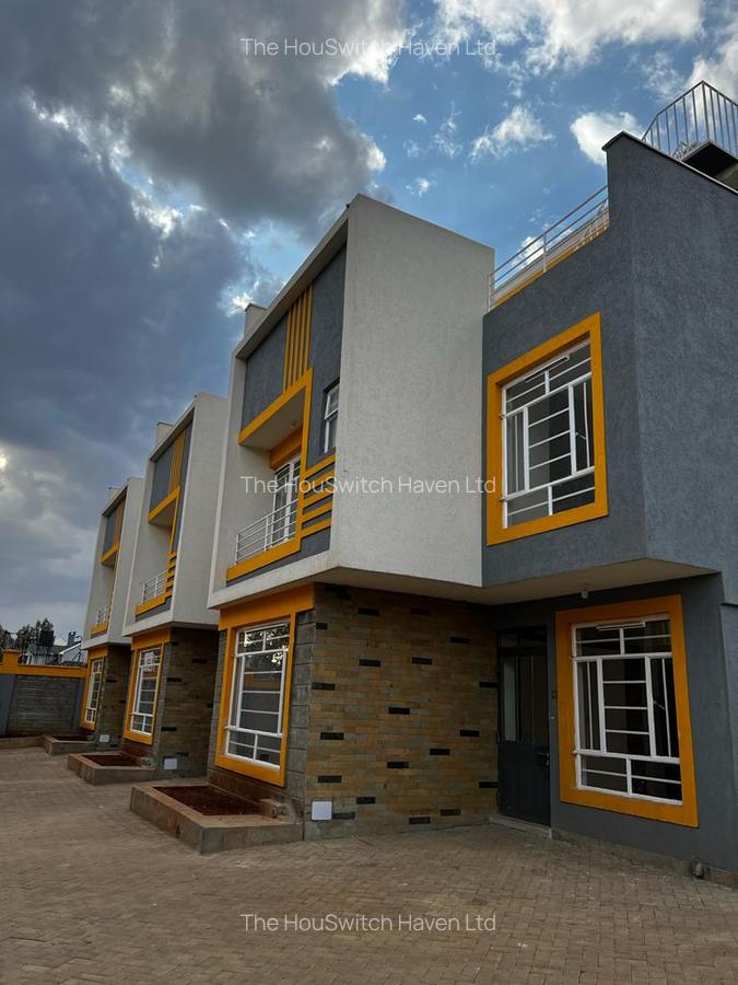 4 Bed Townhouse with Garden at Thogoto-Gikambura Road - 1
