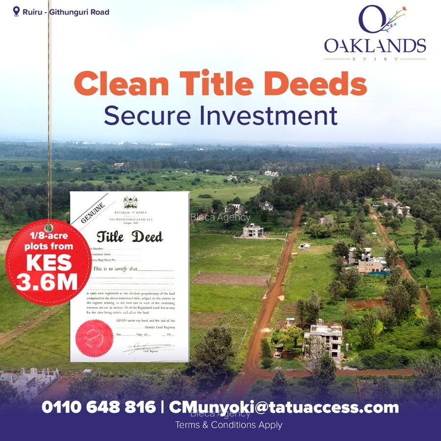 500 m² Land at Ruiru-Githunguri Road - 1