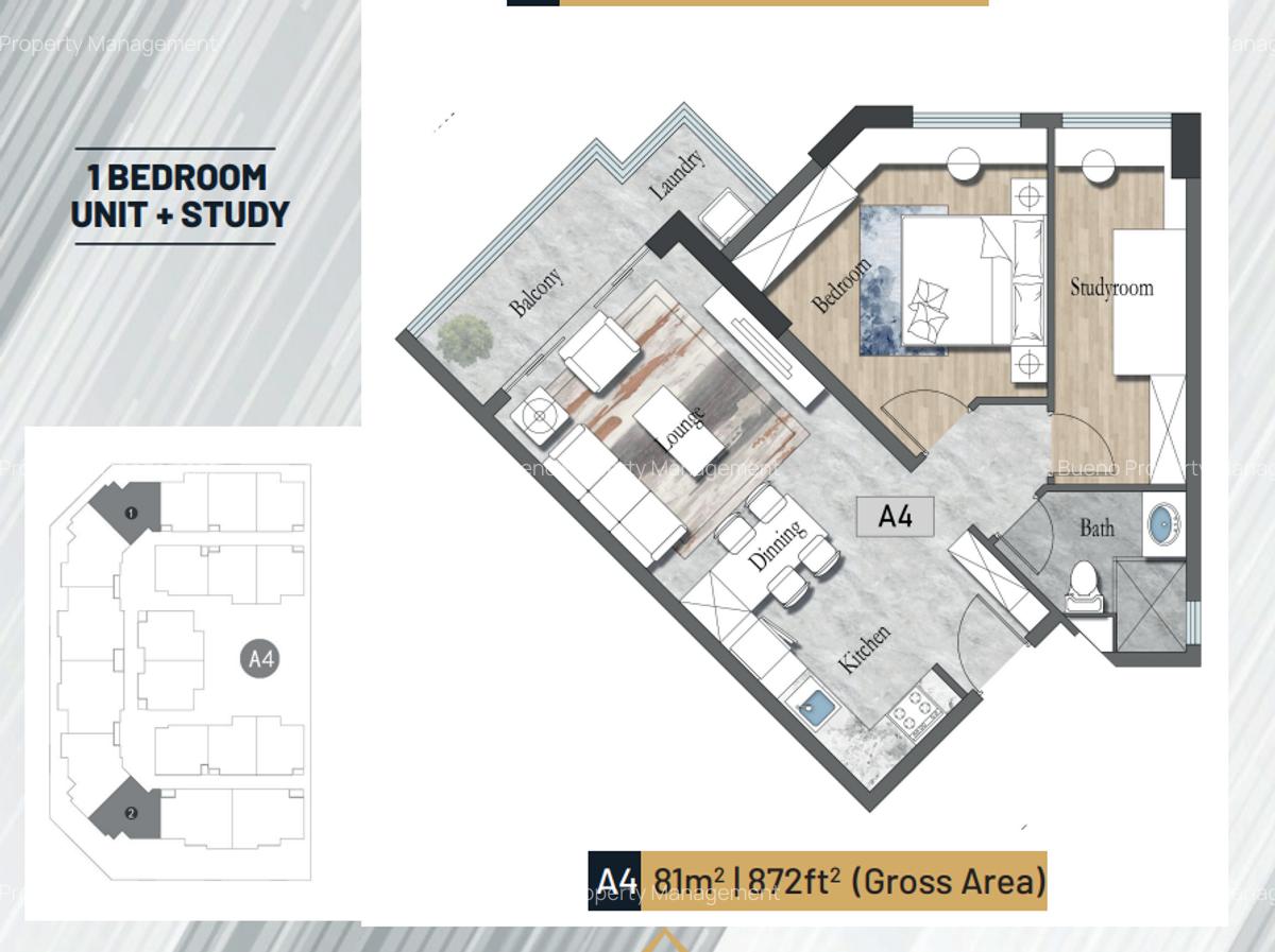 1 Bed Apartment with En Suite in Westlands Area - 8