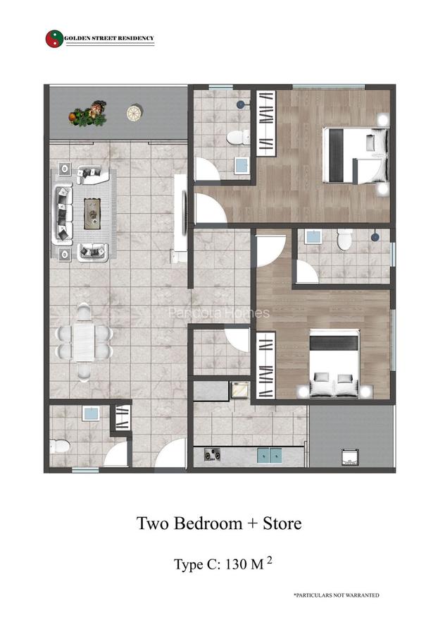 3 Bed Apartment with En Suite at - 2