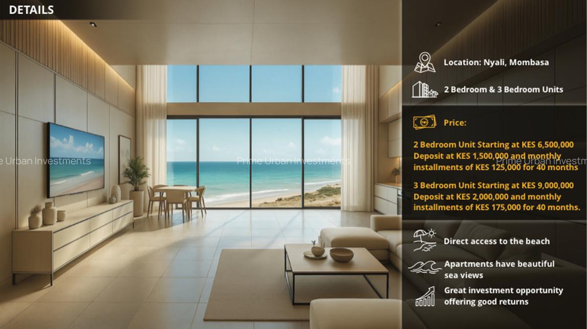 Serviced 2 Bed Apartment with En Suite in Nyali Area - 1