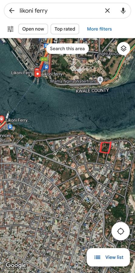 1.5 ac Land in Likoni - 1