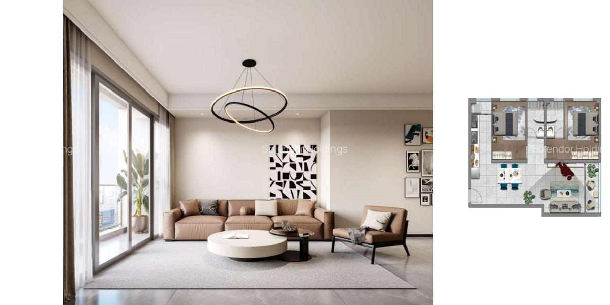 2 Bed Apartment with Swimming Pool in Kilimani - 1