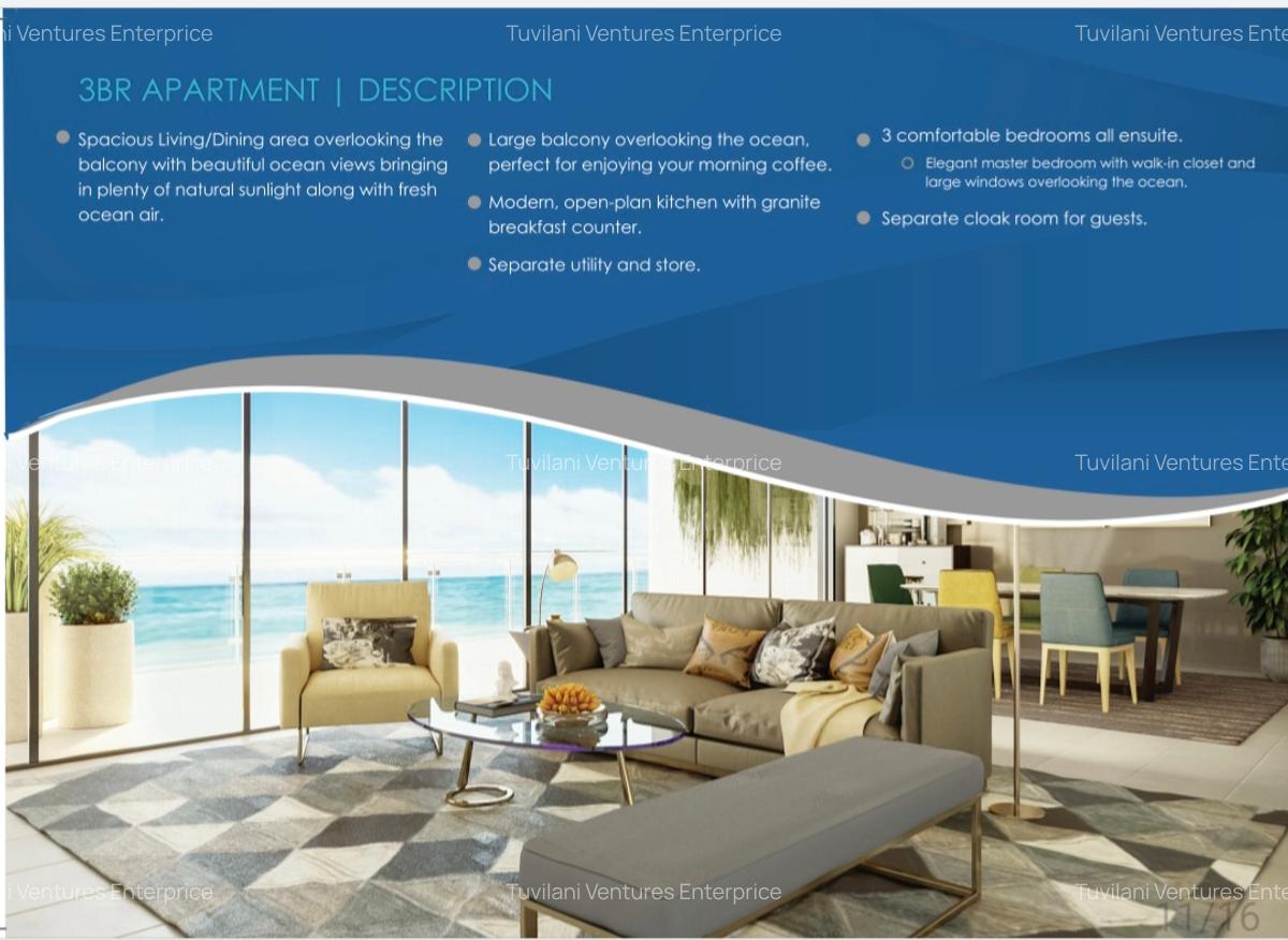 Serviced 4 Bed Apartment with En Suite at Nyali - 8