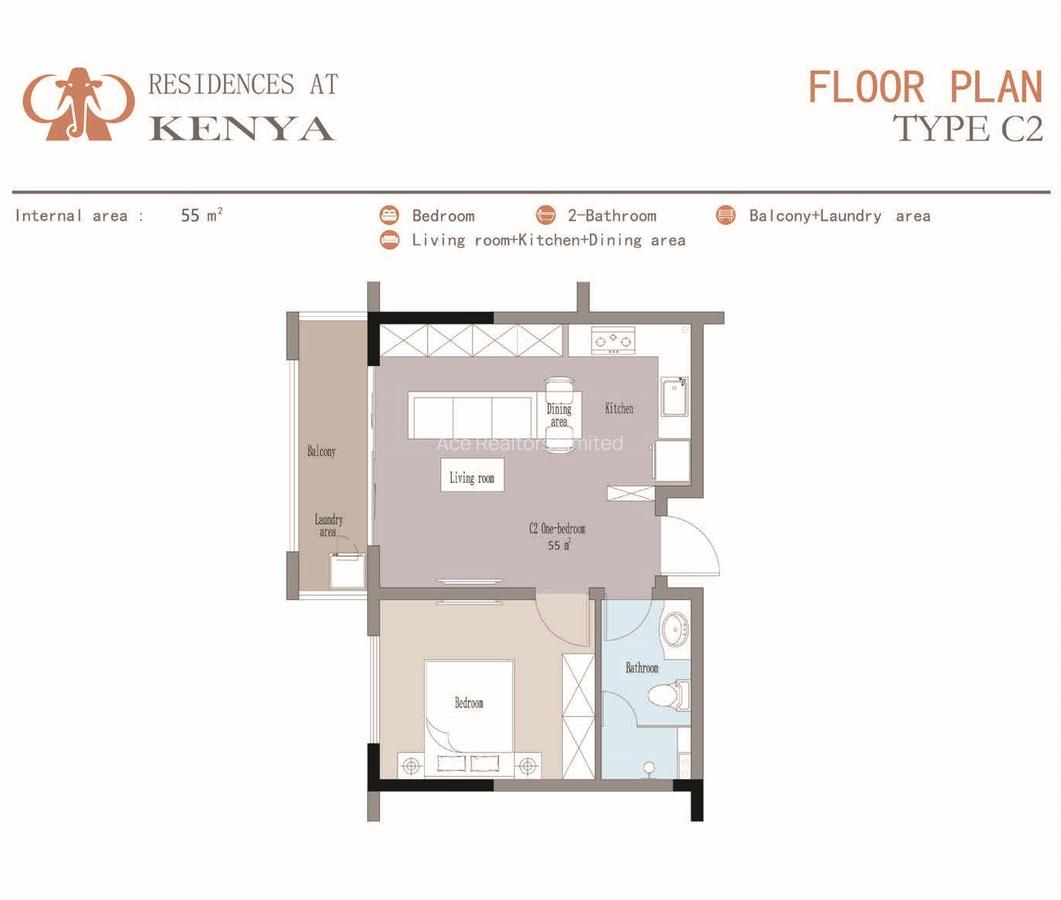 1 Bed Apartment with En Suite at Kileleshwa Near Kasuku Centre - 1