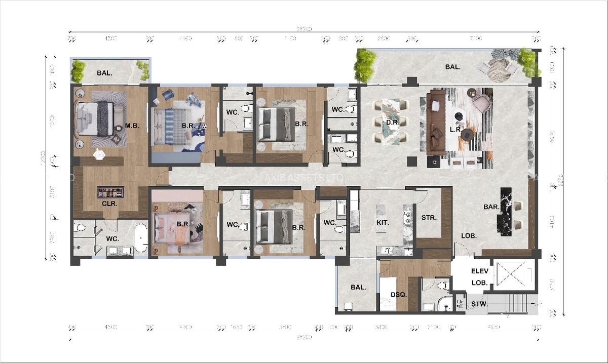 3 Bed Apartment with En Suite at Brookside Gardens Drive - 6