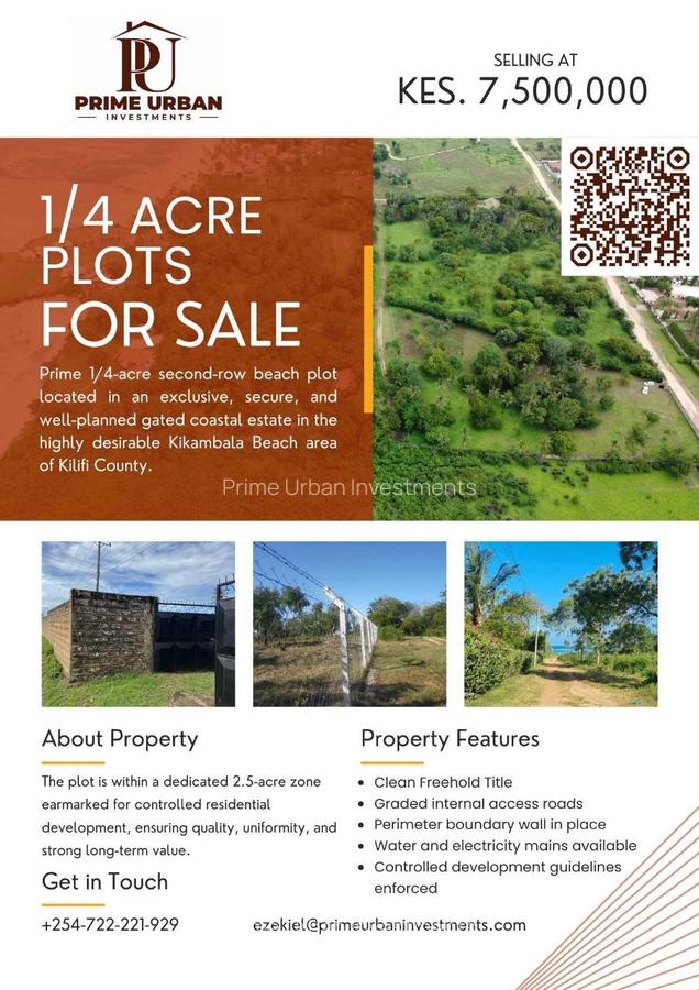 Residential Land in Kikambala - 1