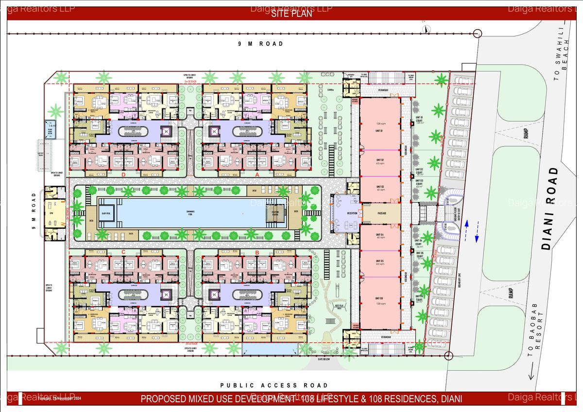 1,174 ft² Commercial Property with Backup Generator at Diani Beach Road - 1