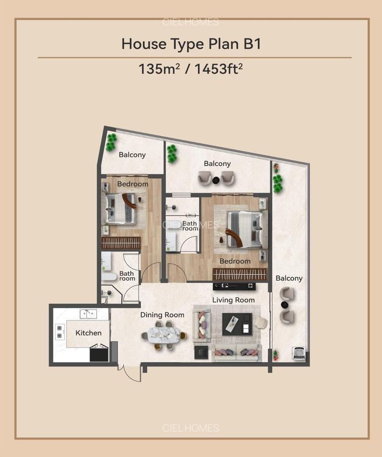1 Bed Apartment with Swimming Pool at Vihiga Road - 11