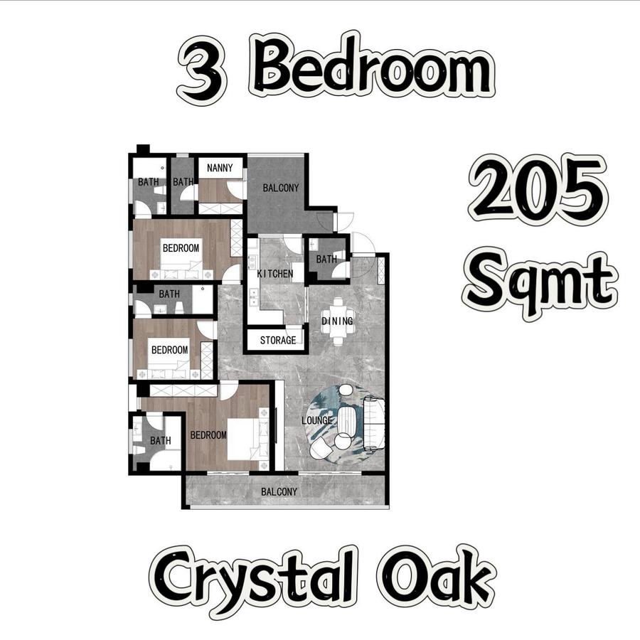 3 Bed Apartment with En Suite at Othaya Road - 11