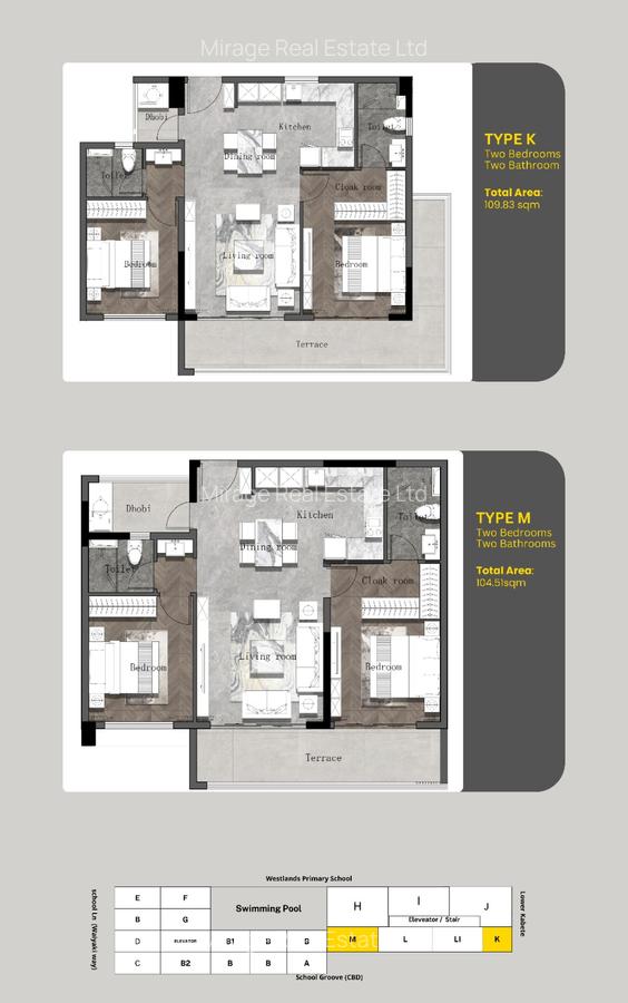 3 Bed Apartment with Swimming Pool in Westlands Area - 19