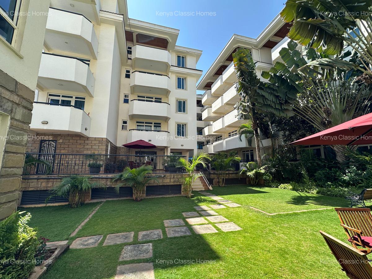 Furnished 1 Bed Apartment with Borehole at Kilimani - 1